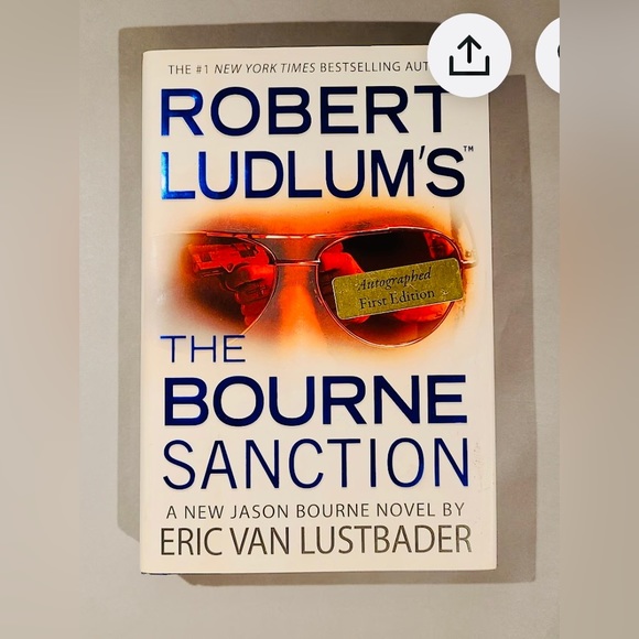 “The Bourne Sanction” Hardcover Book - Picture 2 of 6